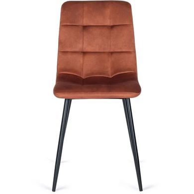 Стул бархатный MEBEL ELITE PERU Velvet, Рыжий фотография