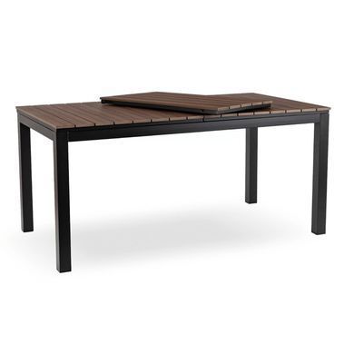 Стіл Розкладний обідній ARGOS MEBEL ELITE 160(260)х90 Горіх/чорний фотографія