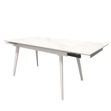 Стол Обеденный HUGO CARRARA 140-200 см Concepto Белый Керамика фотография