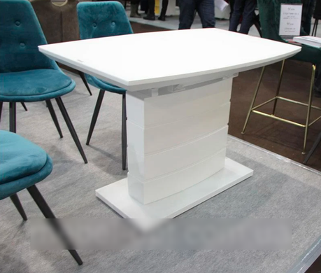 Стол раскладной TMM-50-1 VETRO 120x80 Белый Матовый фотография