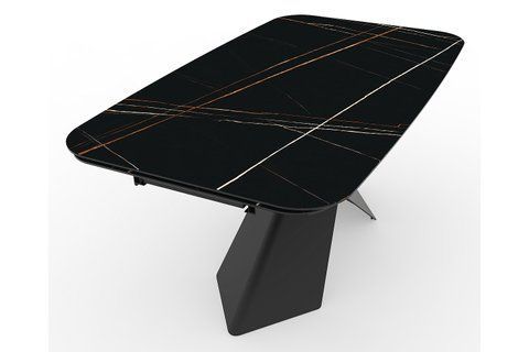 Стіл Обідній AVANGARD II NOIR LAURENT Signal 160(240)X95 Чорний Мат / Чорний Мат фотографія
