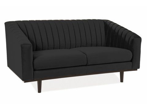 Софа ASPREY Velvet 2 Signal Черный ** фотография
