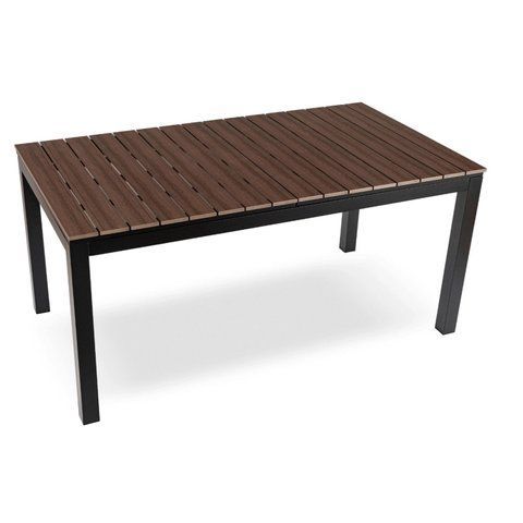 Стіл Розкладний обідній ARGOS MEBEL ELITE 160(260)х90 Горіх/чорний фотографія