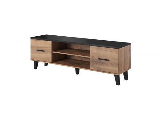 ТВ Тумба LOTTA 2D2K RTV Cama 160 Дуб Вотан / Черный фотография