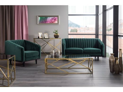 Кресло ASPREY Velvet 1 Signal Зеленый ** фотография