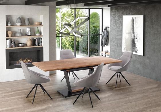 Стіл розкладний URBANO Halmar 160/220x90 Дуб Золотий фотографія