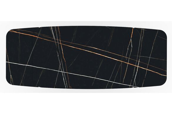 Стол Обеденный AVANGARD II NOIR LAURENT Signal 160(240)X95 Черный Мат / Черный Мат фотография