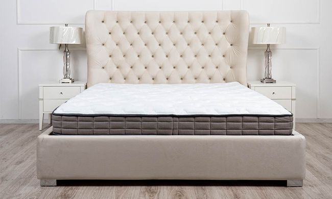 Ліжко ЛЕГАСІ Velvet Prestol 180x200 Беж фотографія