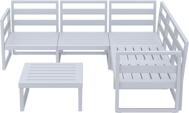 Комплект меблів для тераси Siesta Onto Mykonos Lounge Corner Set Gray Сірий