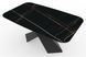 Стол Обеденный AVANGARD II NOIR LAURENT Signal 160(240)X95 Черный Мат / Черный Мат