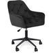 Стул офисный поворотный бархатный MEBEL ELITE MILAN 2 Velvet Черный / Черный