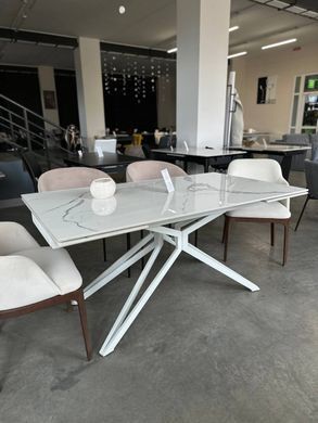 Стіл розкладний STAR STATURARIO WHITE Concepto 160(240)x90 Білий Глянец фотографія
