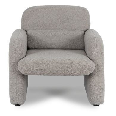 Крісло MEBEL ELITE TOGO Сірий Букле фотографія