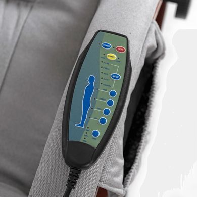 рісло масажне MEBEL ELITE CANO Сірий фотографія