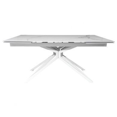 Стіл розкладний STAR STATURARIO WHITE Concepto 160(240)x90 Білий Глянец фотографія