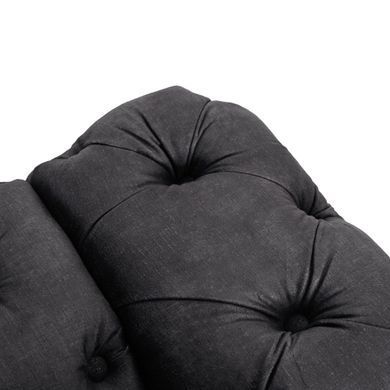 Диван MEBEL ELITE SORRENTO 3SЧорний фотографія
