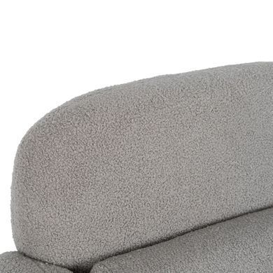 Крісло MEBEL ELITE TOGO Сірий Букле фотографія