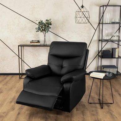 Масажне крісло MEBEL ELITE INTER екошкіра Чорний фотографія