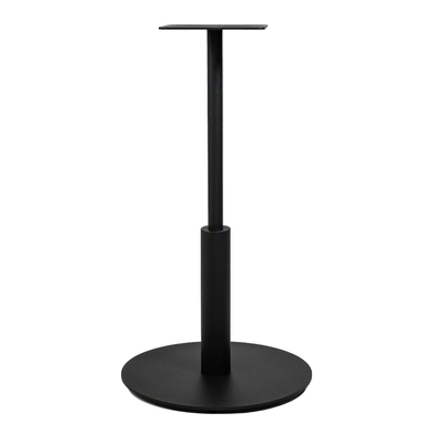 Стол Ibiza R light Lovko 60x60 Черный металл/дуб фотография