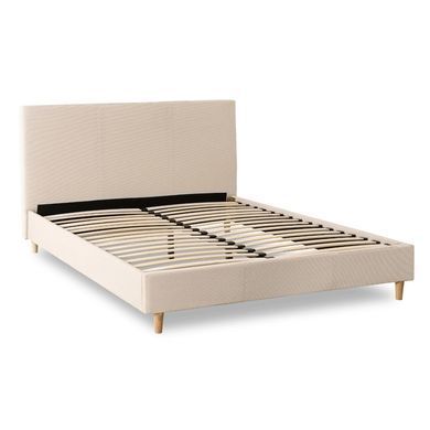 Ліжко двоспальне MEBEL ELITE KIOTO 140x200 см Беж фотографія