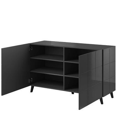 Комод REJA 2D Cama Графіт глянець фотографія