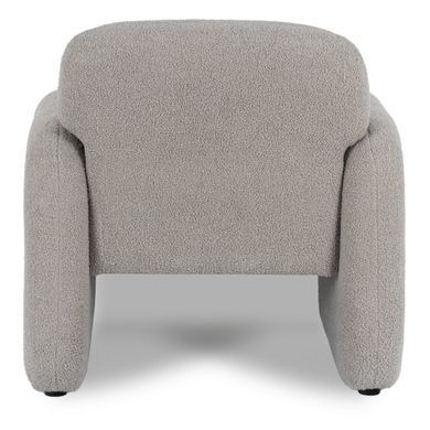 Крісло MEBEL ELITE TOGO Сірий Букле фотографія