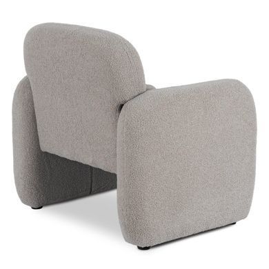 Крісло MEBEL ELITE TOGO Сірий Букле фотографія