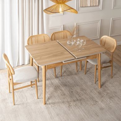 Стол раскладной MEBEL ELITE SAMER 120(160)х80 см Дуб фотография