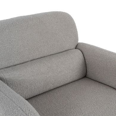 Крісло MEBEL ELITE TOGO Сірий Букле фотографія