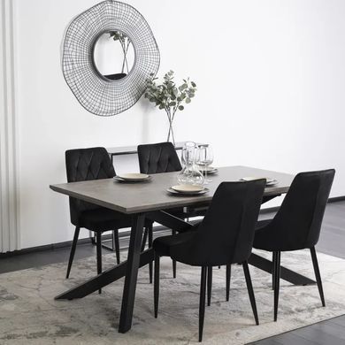 Стол раскладной MEBEL ELITE HAMILTON 160(200)х90 Серый бетон фотография