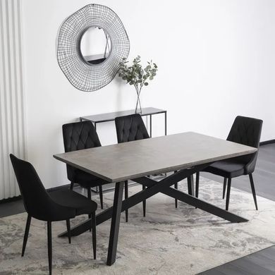 Стол раскладной MEBEL ELITE HAMILTON 160(200)х90 Серый бетон фотография