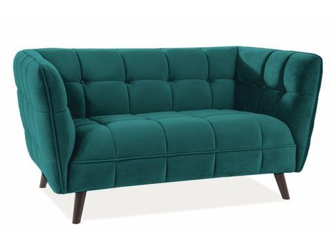 Софа CASTELLO Velvet 2 Signal Бирюзовый ** фотография