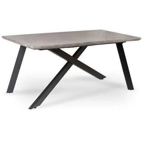 Стіл розкладний MEBEL ELITE HAMILTON 160(200)х90 Сірий бетон фотографія