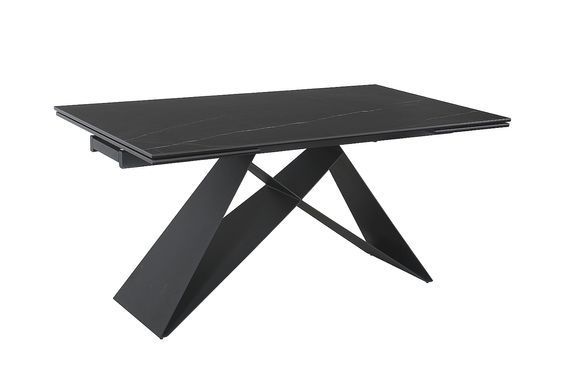 Стол Обеденный WESTIN CERAMIC Signal 160(240)X90 SAHARA NOIR / Черный фотография