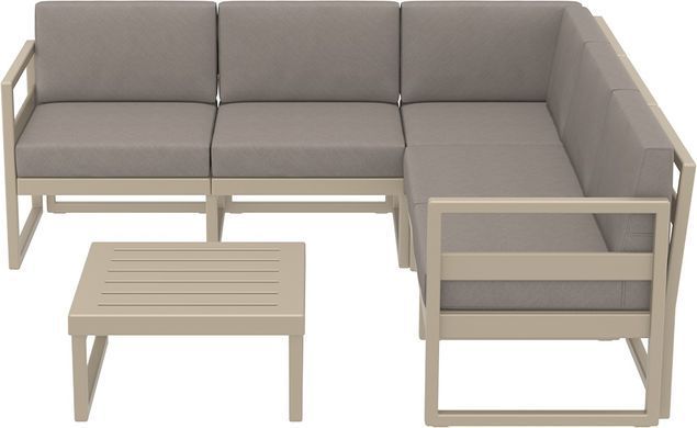 Комплект меблів для тераси Siesta Onto Mykonos Lounge Corner Set Taupe Бежевий