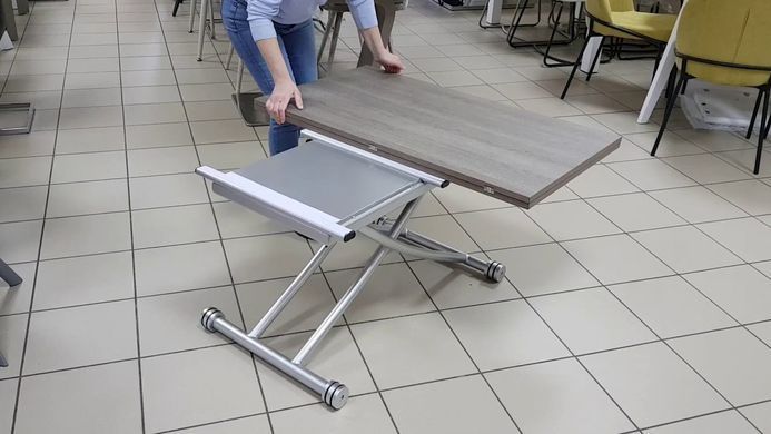 Стол Трансформер DAOSUN DST 019 S 100-57/114 Серо-Бежевый фотография