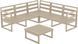 Комплект меблів для тераси Siesta Onto Mykonos Lounge Corner Set Taupe Бежевий