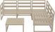 Комплект меблів для тераси Siesta Onto Mykonos Lounge Corner Set Taupe Бежевий