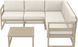 Комплект меблів для тераси Siesta Onto Mykonos Lounge Corner Set Taupe Бежевий