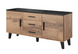 Комод LOTTA 2D3S Cama 150 Дуб Вотан / Черный