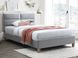 Кровать SIERRA Velvet Signal 120x200 Светло Серый фотография