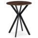 Стіл MEBEL ELITE LAUREN 60X60 Дуб рустик/ чорний
