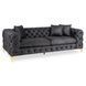 Диван MEBEL ELITE SORRENTO 3S Черный фотография