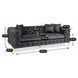 Диван MEBEL ELITE SORRENTO 3SЧорний