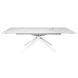 Стіл розкладний STAR STATURARIO WHITE Concepto 160(240)x90 Білий Глянец