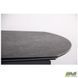 Стол раскладной Billy anthracite AMF 120(180)X90 сeramics Calacatta nero