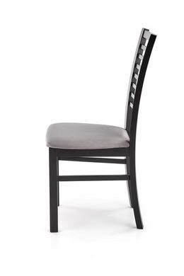 Стул GERARD 6 Halmar Velvet Черный / Серый фотография