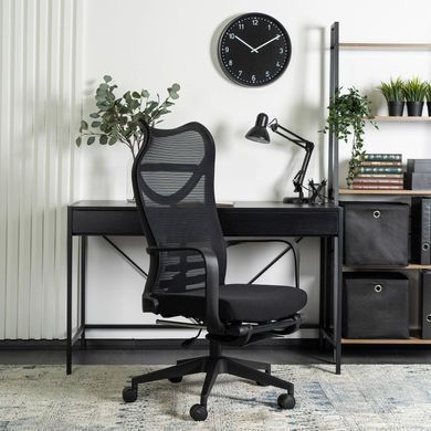 Стул офисный вращающийся MEBEL ELITE ACTON Черный фотография