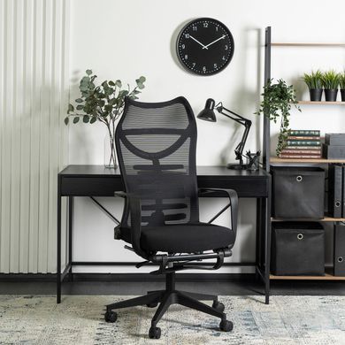 Стул офисный вращающийся MEBEL ELITE ACTON Черный фотография