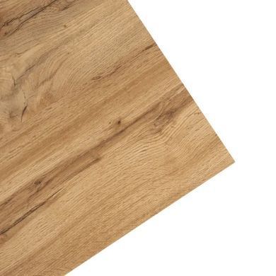 Стіл MEBEL ELITE GLOS 135х80 см Золотий дуб / Чорний фотографія